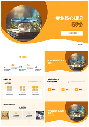 专业核心知识技能提升策略解析PPT模板