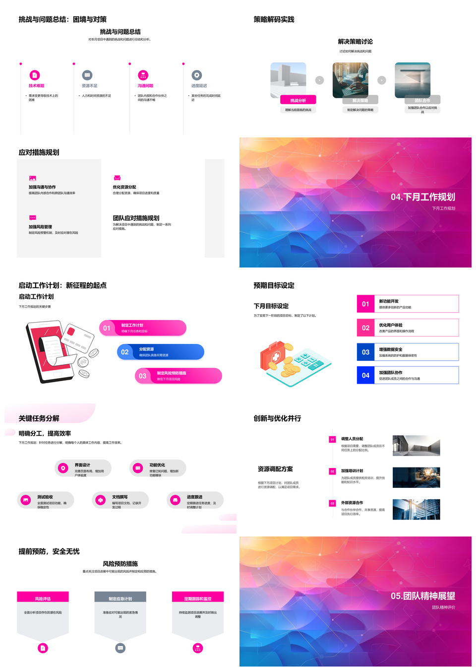 IT互联网项目经理活力项目愿景关键里程碑PPT模板