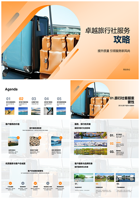 卓越旅行社客服质量提升引领服务新风尚PPT模板