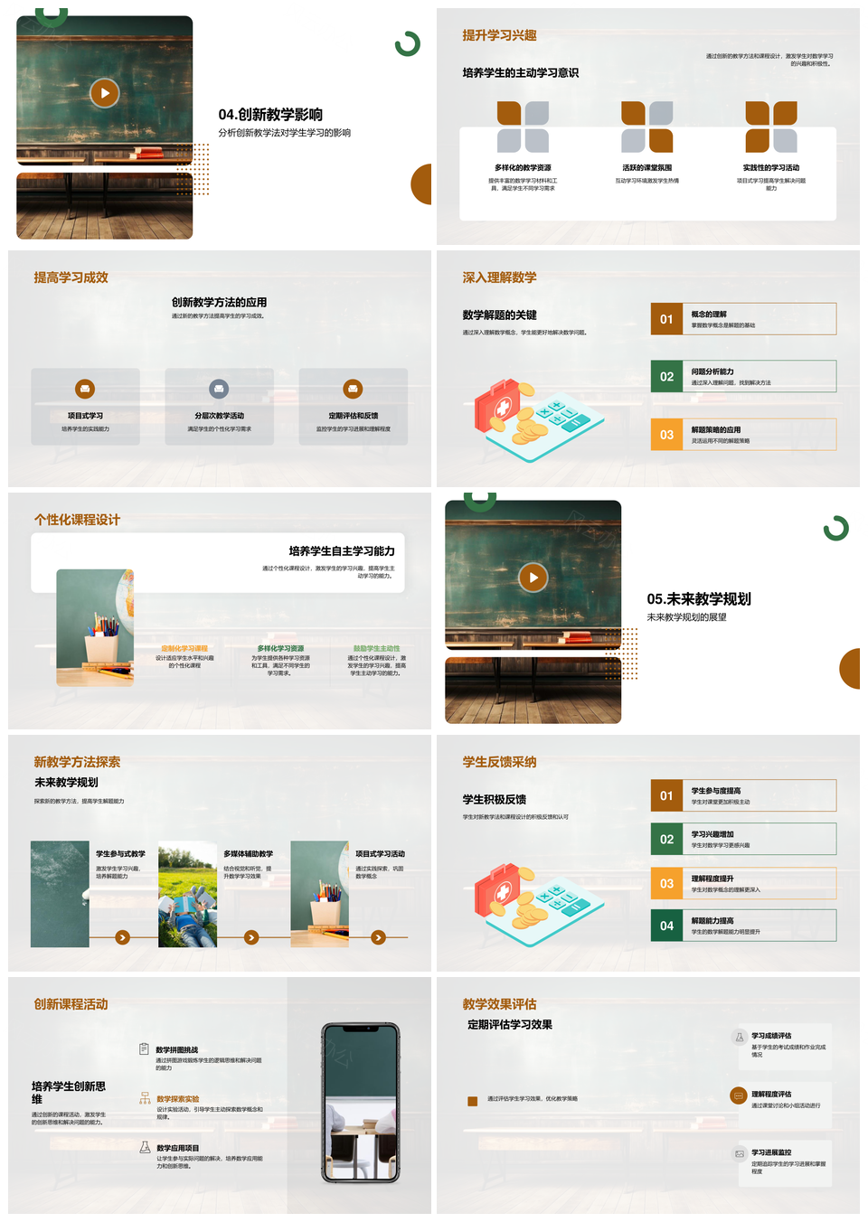 2025初中数学项目式学习与个性化教学PPT模板