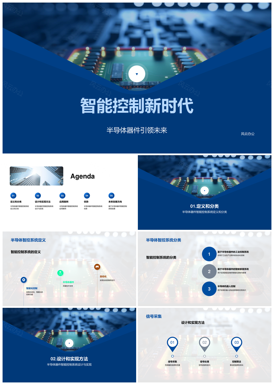 智能控制算法驱动工业家居机器人革新PPT模板