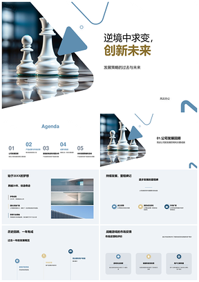 逆境求变创新棋盘游戏开发拓新兴市场PPT模板