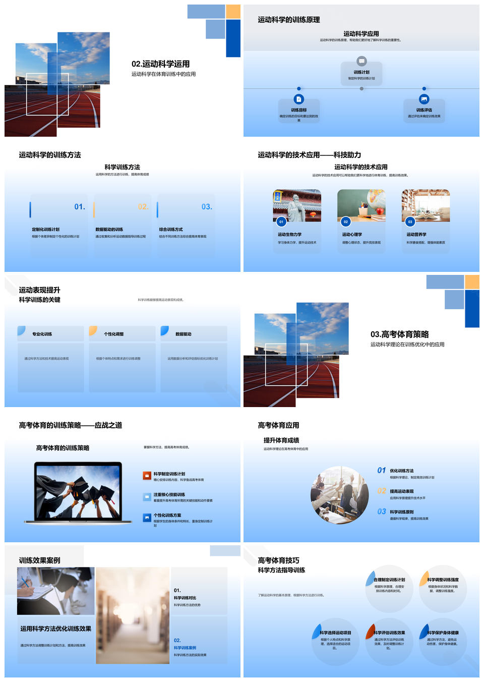 高考体育科学训练提分策略技巧PPT模板
