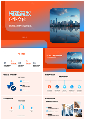 2025管理层实践策略决策激励塑造传承企业文化PPT模板