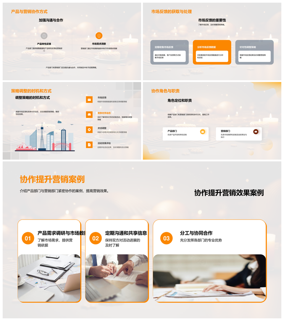 中秋策略创新协同文化消费趋势促销月饼优惠全面攻略PPT模板