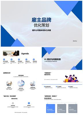2025雇主品牌优化提升竞争力吸引优秀人才策略PPT模板