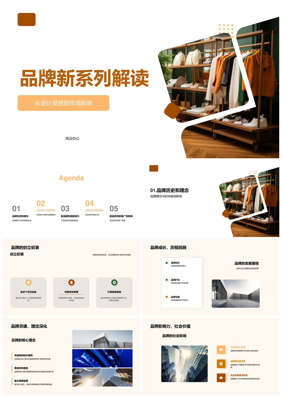 品牌新系列设计灵感配色搭配与市场影响业内解析PPT模板