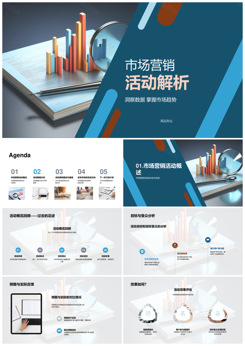 市场营销活动数据分析趋势改进方案PPT模板