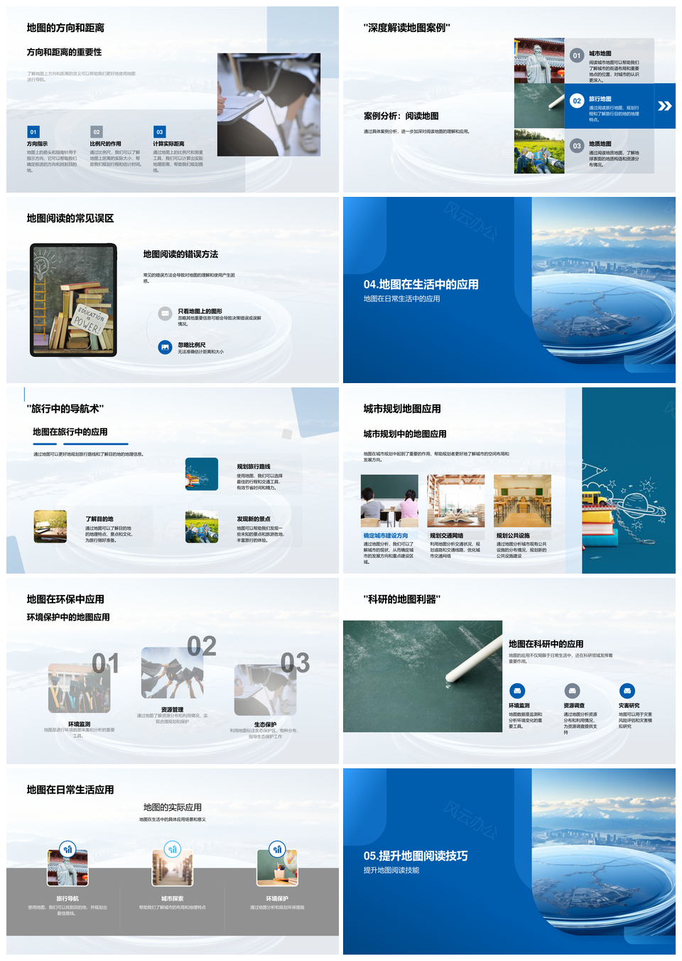 地图符号比例尺与全球绘制解析PPT模板