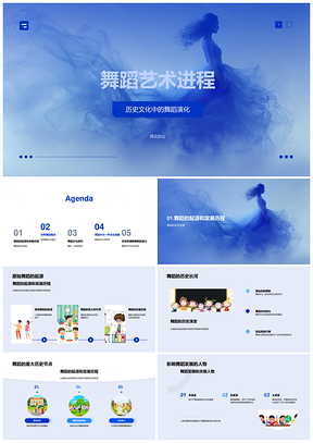 舞蹈艺术历史演变与文化魅力探究PPT模板