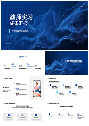 教师实习教学实践挑战目标技能教育理解PPT模板