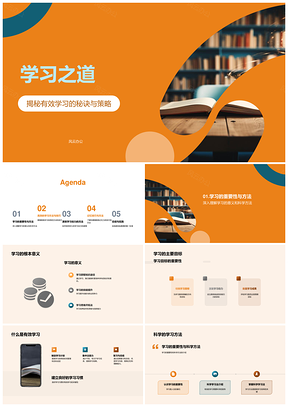 高效深度学习技巧间隔时间管理记忆动力目标PPT模板