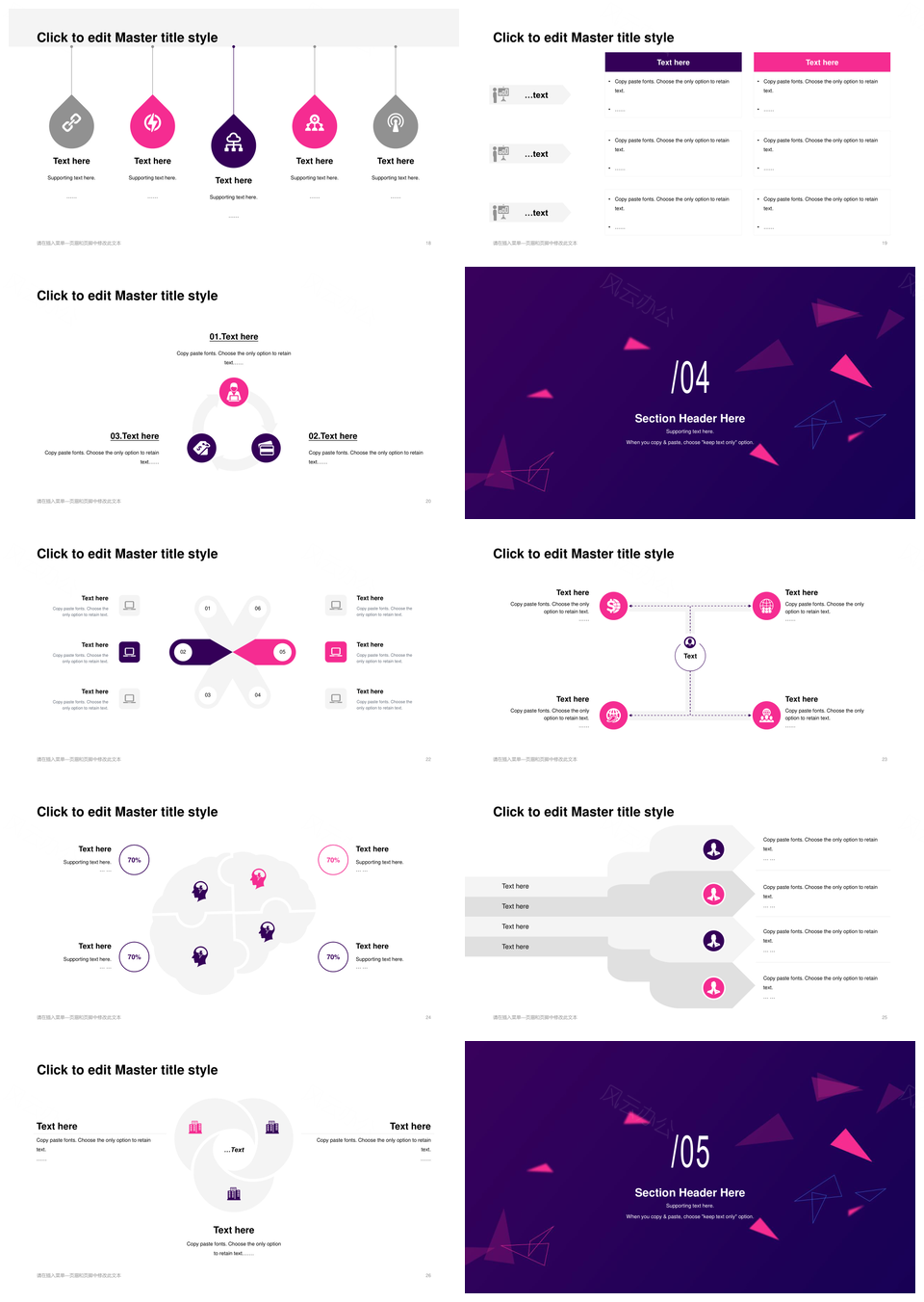 2025简约几何风年度总结计划目标规划展望PPT模板