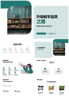 教学品质提升多维策略教师素质资源方法环境背景影响PPT模板