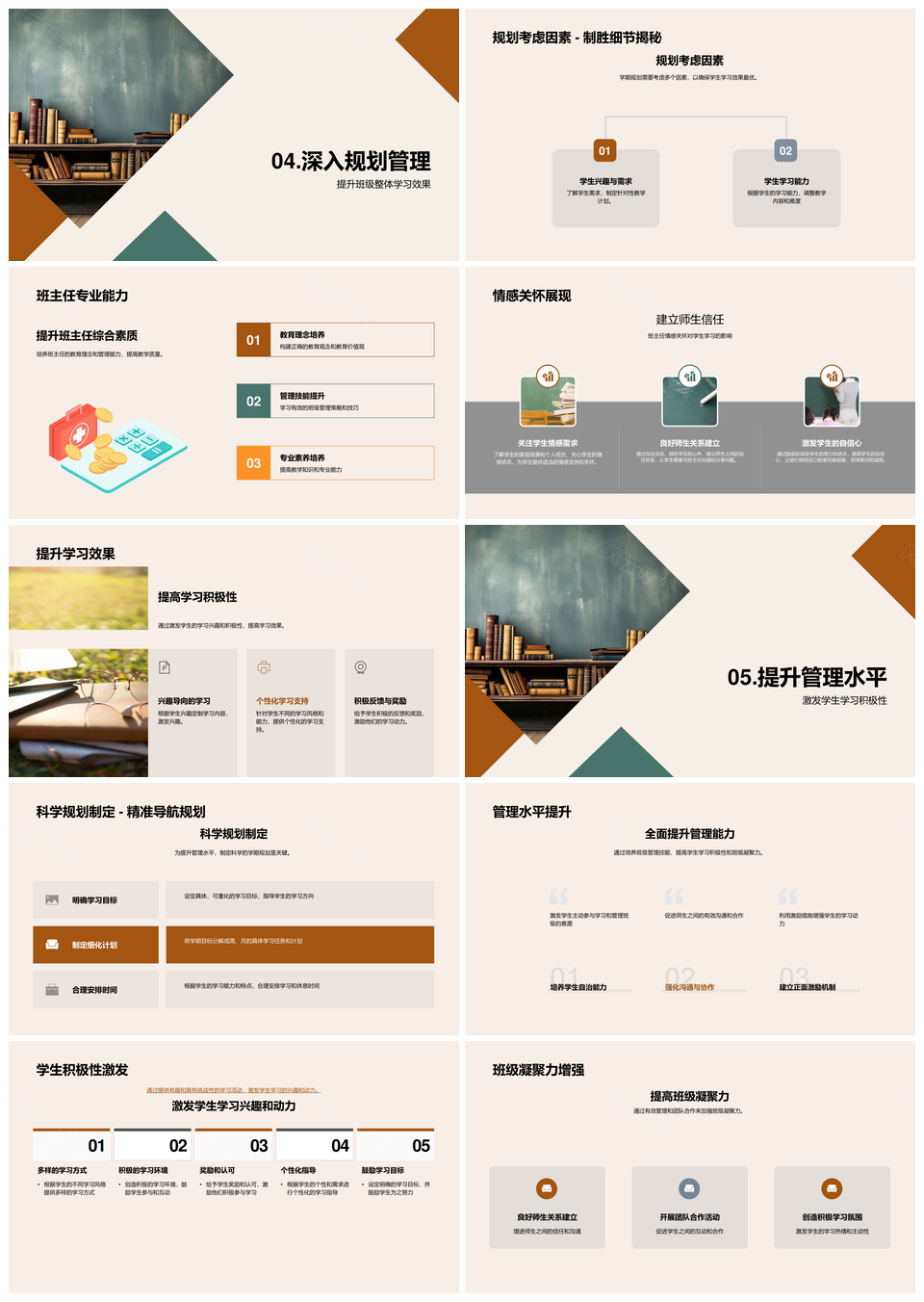 高一学期优质规划强管理提学习促进步PPT模板