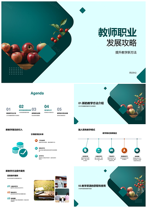 2025教师职业发展路径与教学技能提升PPT模板