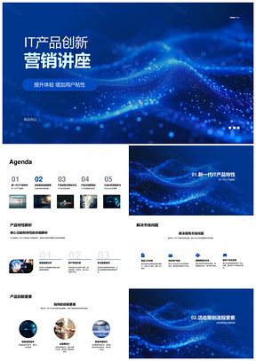 IT产品创新提升用户体验增强粘性活动策划PPT模板
