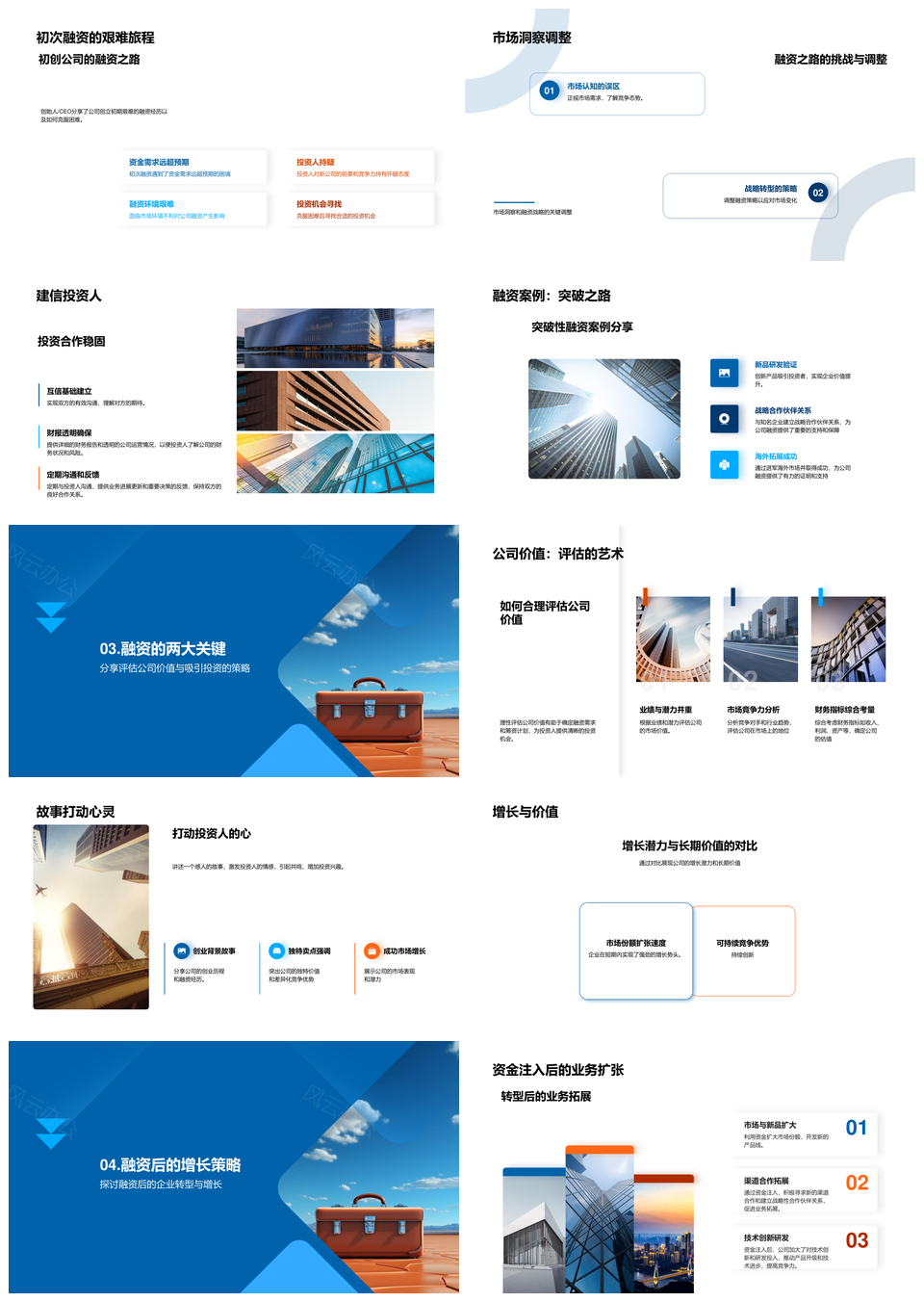 创业融资之路增长挑战与价值定位PPT模板