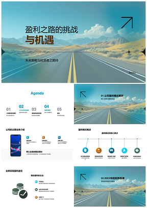 2025盈利之路挑战机遇与未来策略PPT模板