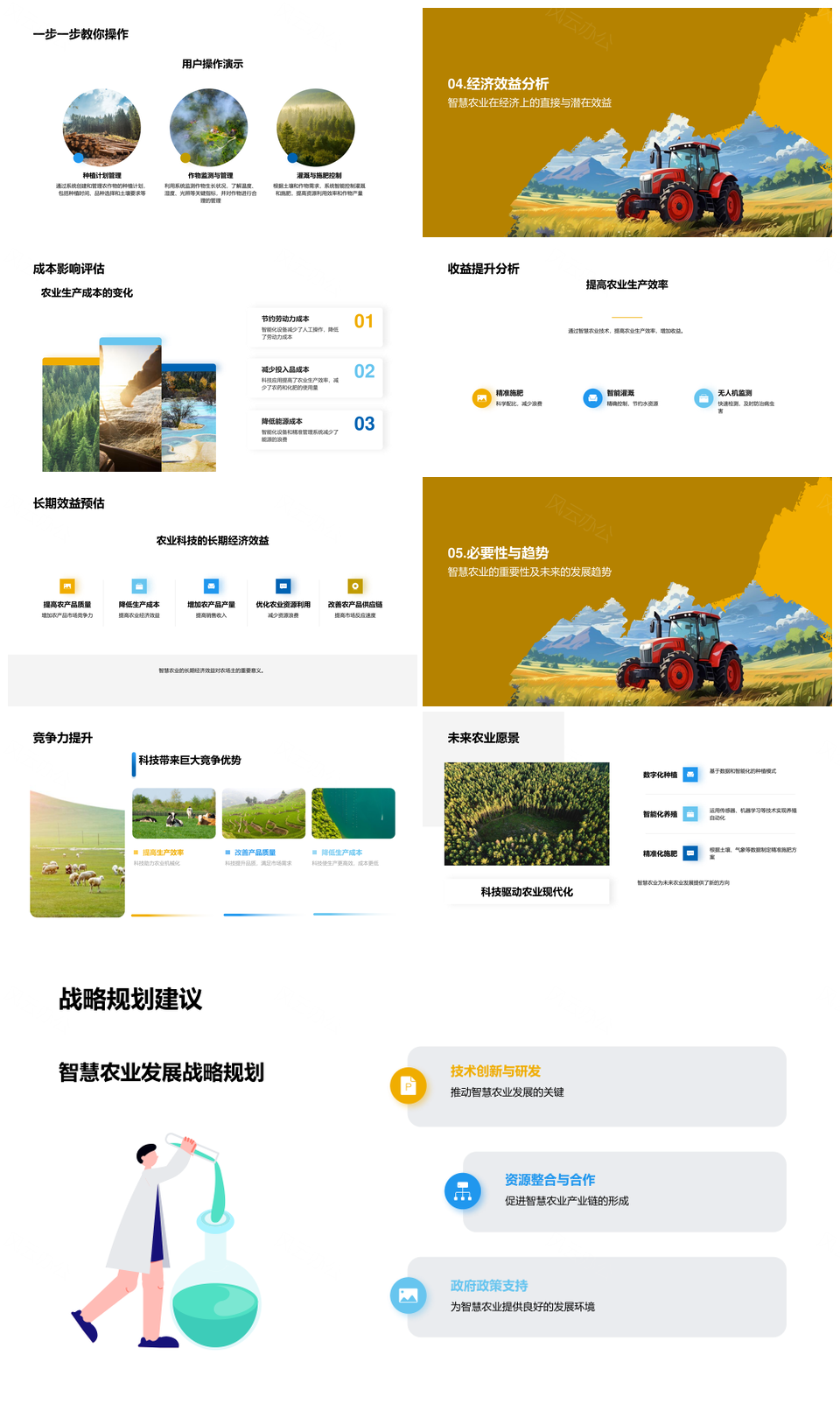 智慧农业科技助力精准农业未来农场PPT模板