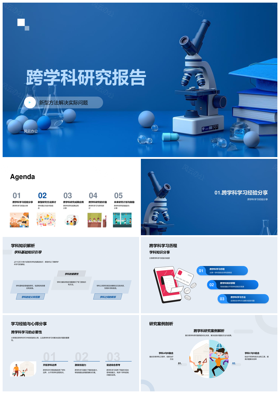 跨学科研究新型方法解决实际案例应用社会影响PPT模板