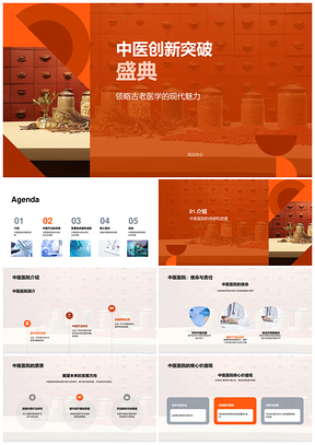 中医医院传统疗法科研突破提升医疗质量PPT模板