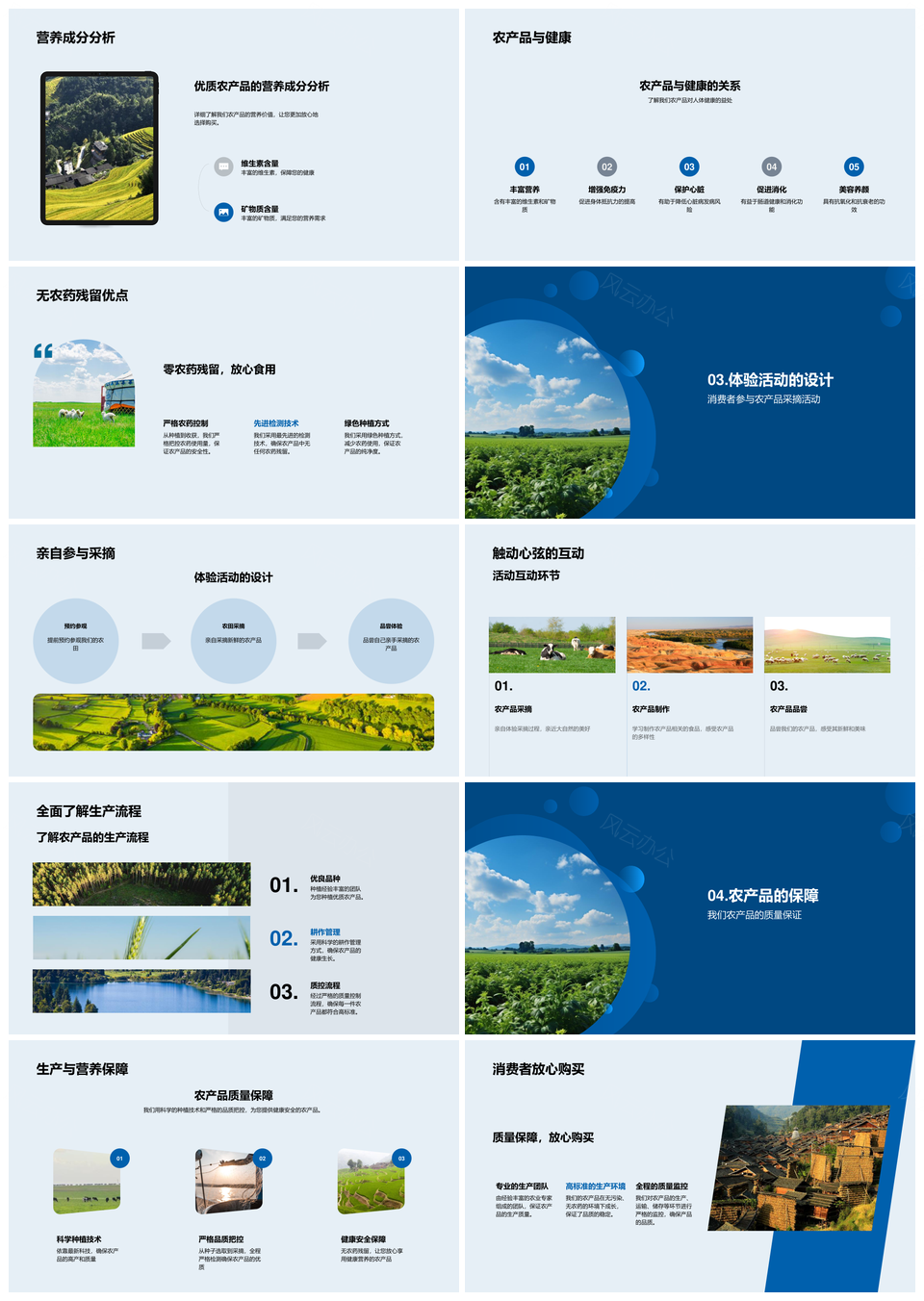 绿色食材之旅揭秘农产品营养与健康种植PPT模板