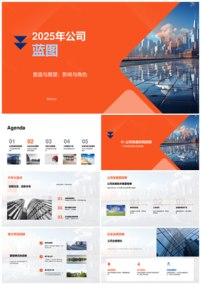 2025公司战略筑梦文化引领年终业绩突破发展PPT模板