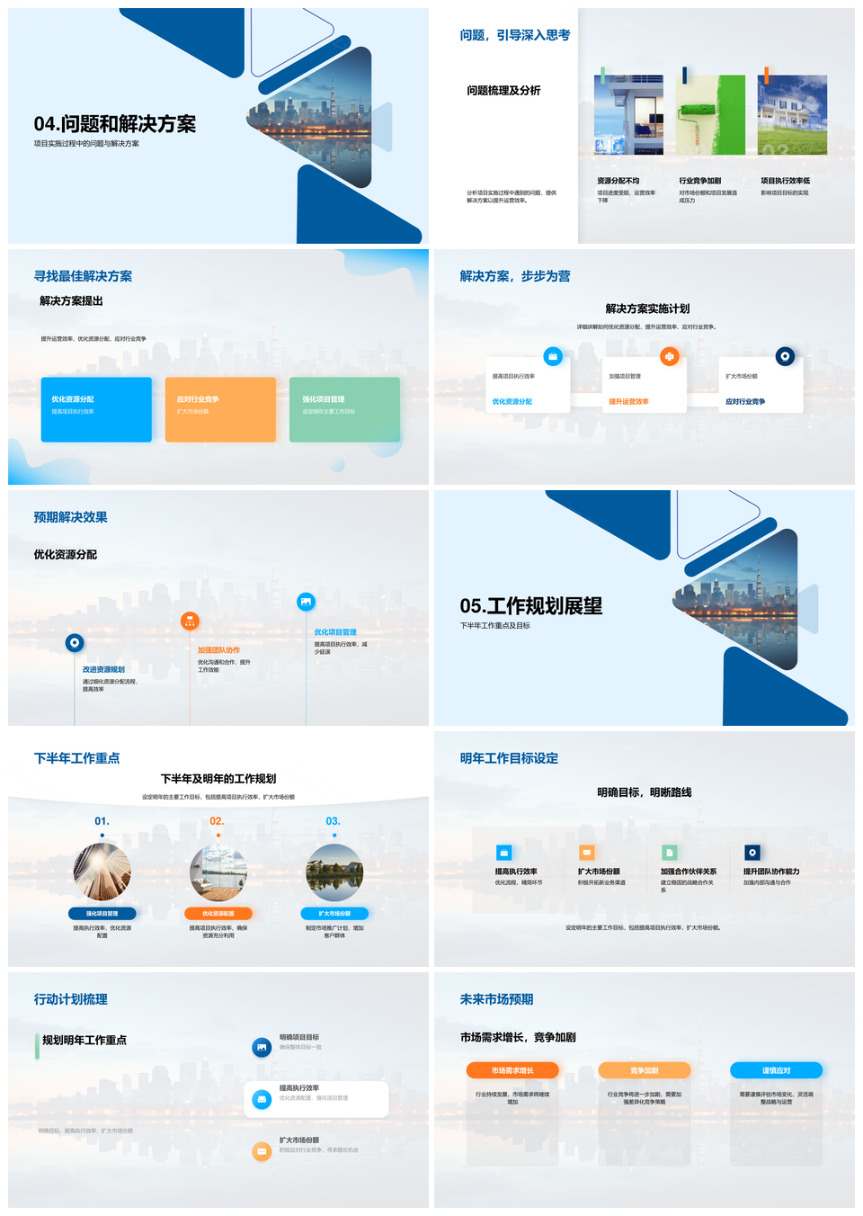 房产全周期管理市场变化资源优化行业趋势策略PPT模板