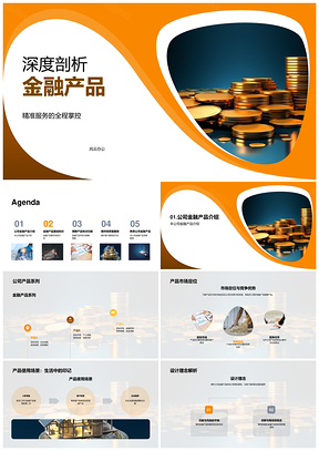 金融产品系列精准服务设计理念与市场解析PPT模板