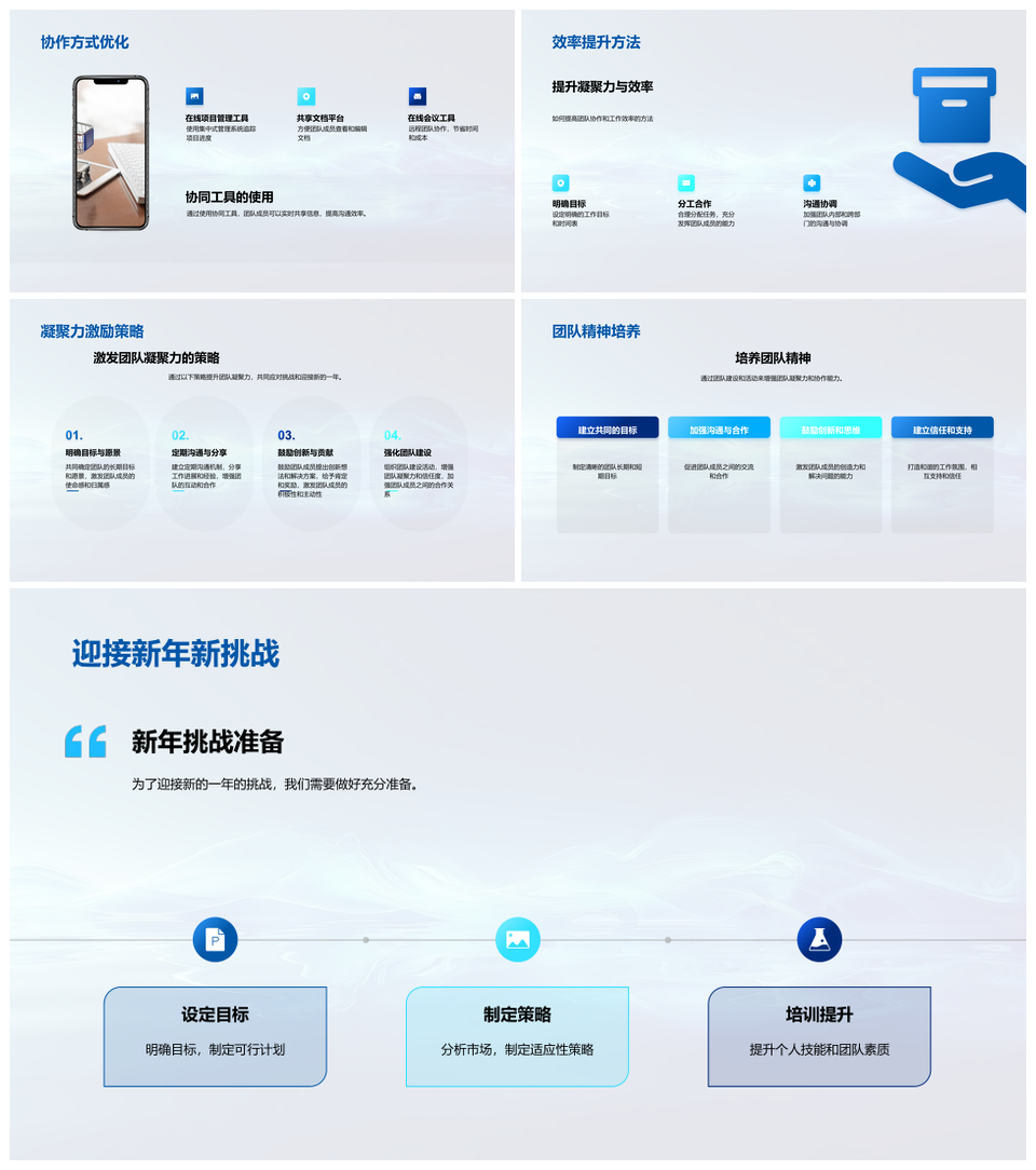 市场团队年终总结成果亮点架构文化优势对策总览PPT模板