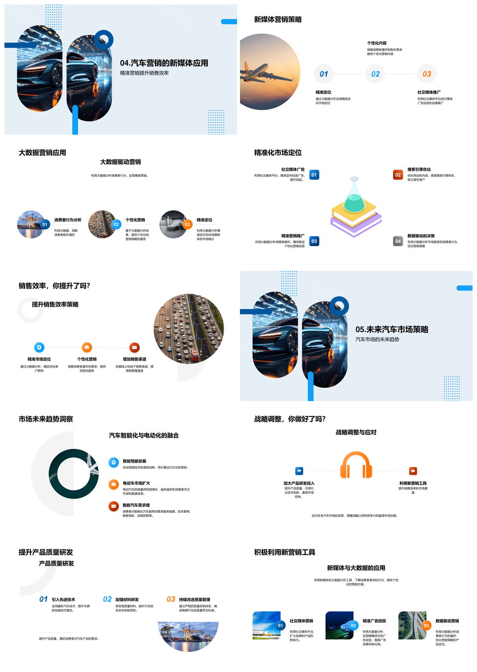 未来汽车市场电动化驱动消费需求与营销PPT模板