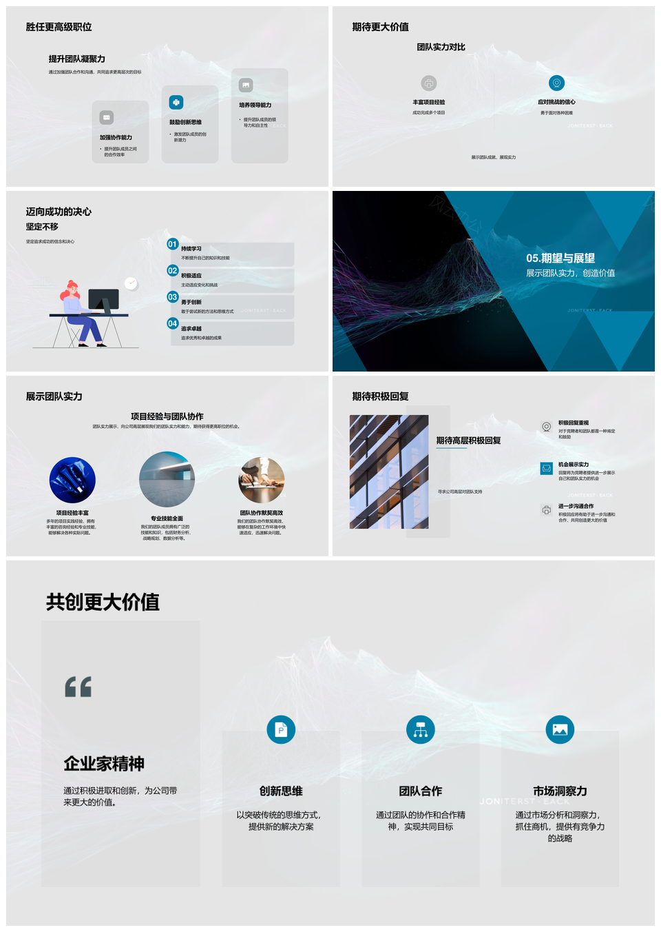 人力资源专员咨询职业规划团队实力未来展望PPT模板