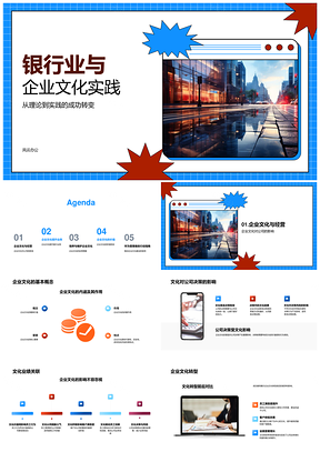 银行业企业文化成功转型实践PPT模板