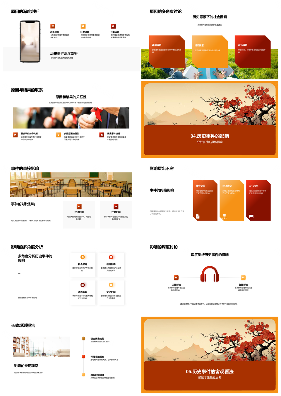 高一历史镜像因果古卷教学剖析PPT模板