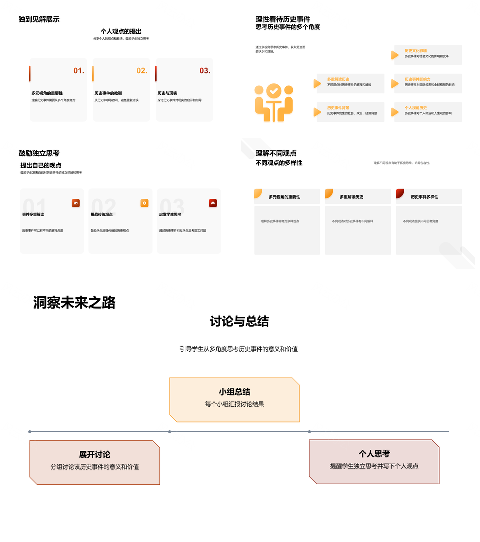 高一历史镜像因果古卷教学剖析PPT模板