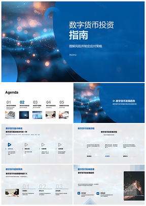 数字货币投资风险管理与项目研究指南PPT模板