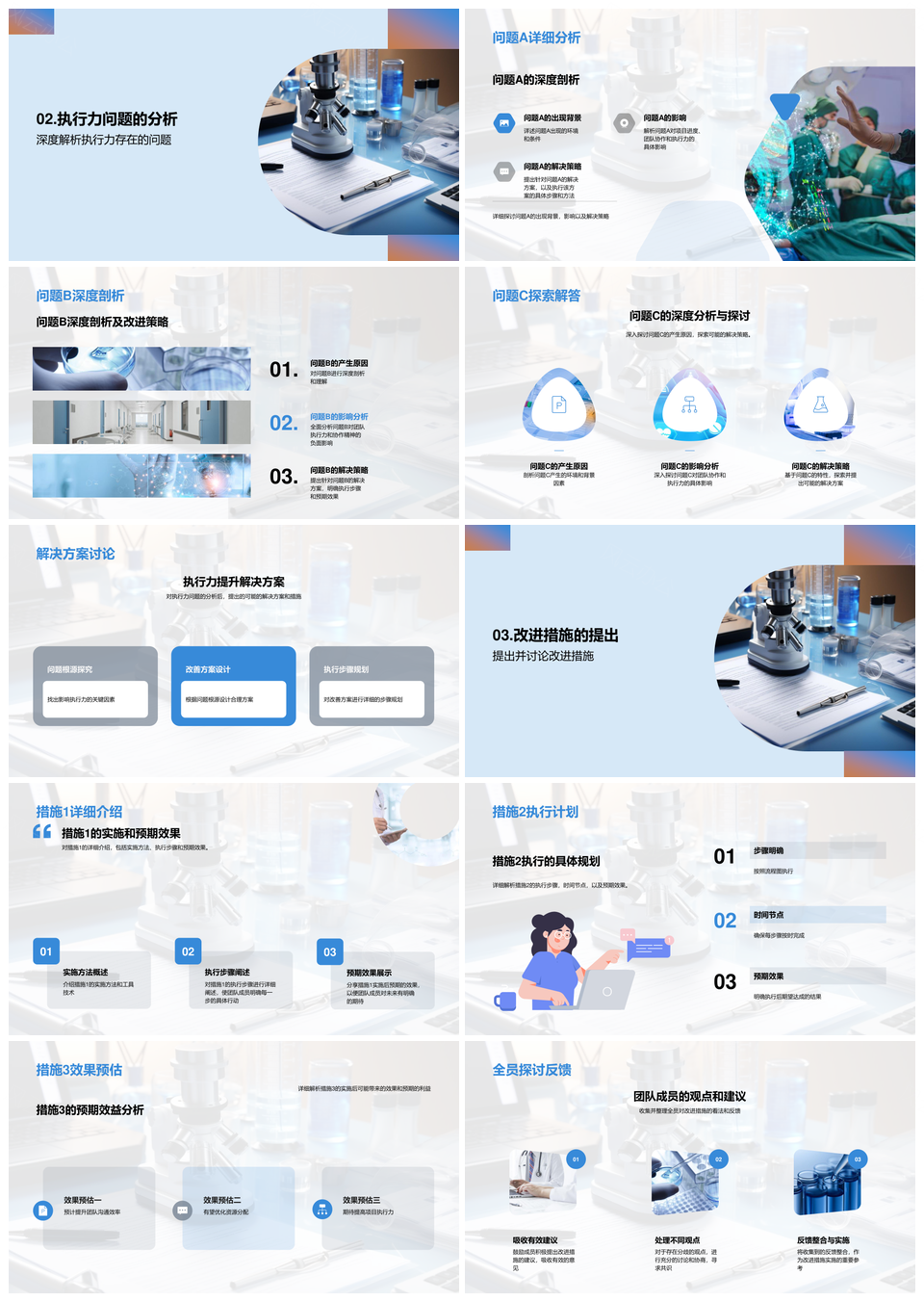 团队协作执行力提升问题分析与解决PPT模板