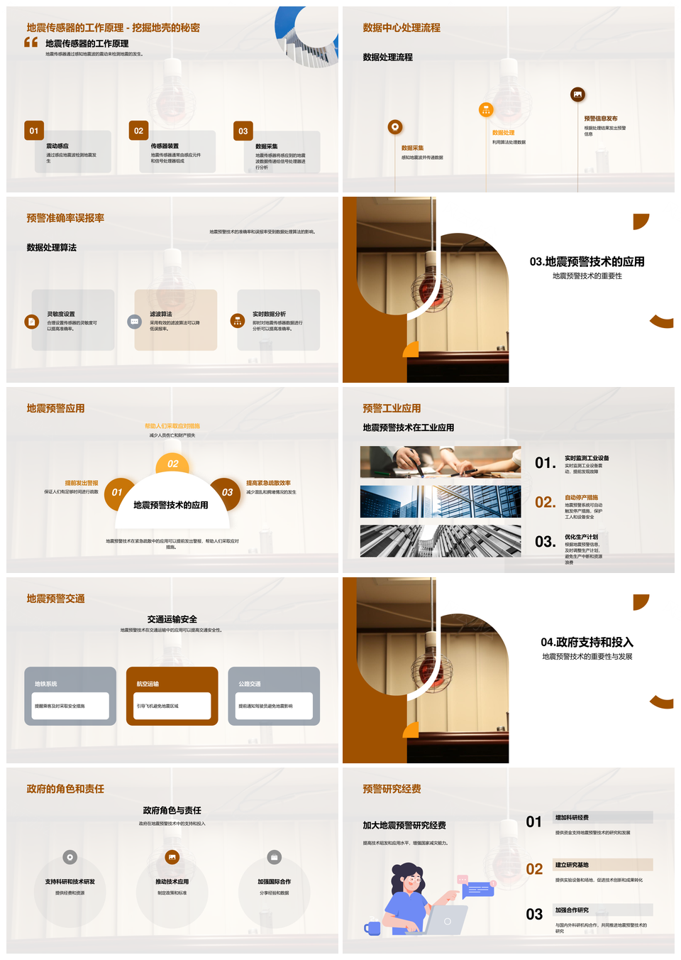 地震预警技术专家解析政府减灾应用研究PPT模板