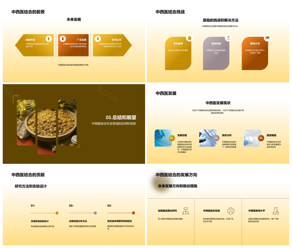 中西医结合交叉学科博士答辩应用创新PPT模板