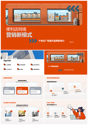 2025便利店网络营销策略提升品牌客源销量PPT模板