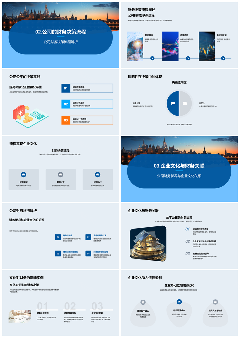 企业文化公平透明财务决策提升投资者吸引力PPT模板