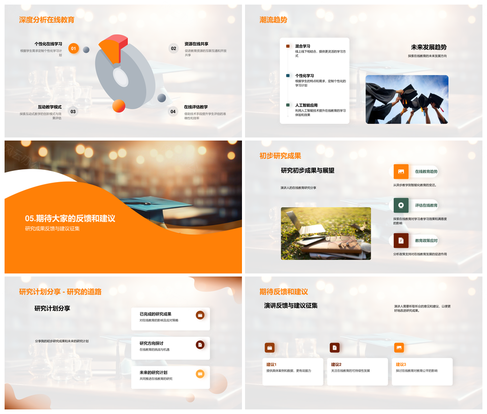 在线教育新模式起源演变挑战全球我国实践PPT模板