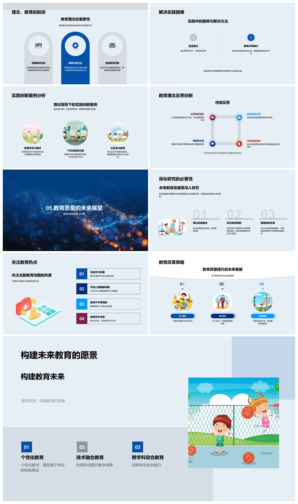 教育公平机会理论框架研究答辩报告PPT模板