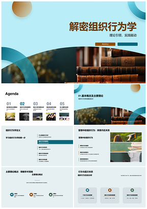 组织行为学理论实践驱动企业发展决策PPT模板