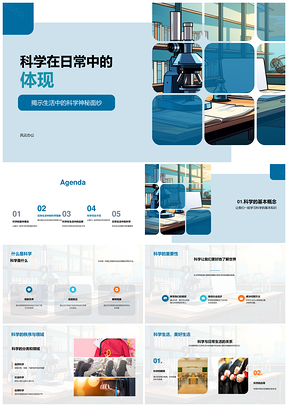 日常生活科学现象与应用探秘PPT模板