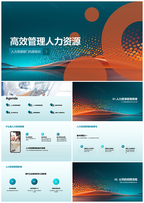 2025人力资源高效管理PPT模板
