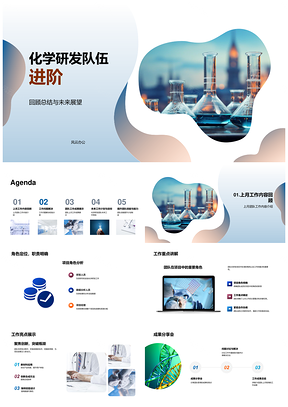化学研发团队破题展成果创新促提升PPT模板