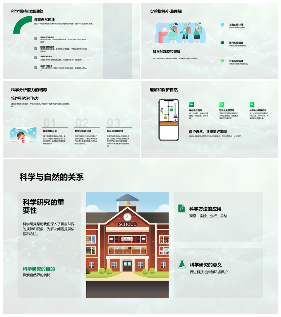 小满气候生态与生物农作实验解析PPT模板
