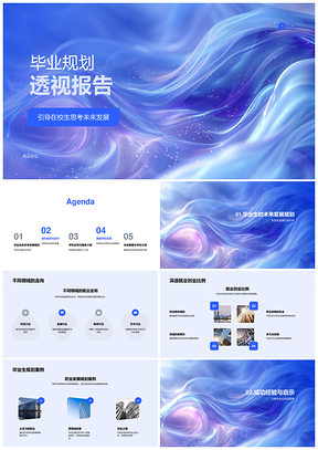 毕业生发展在校生成就方向与应对策略透视PPT模板